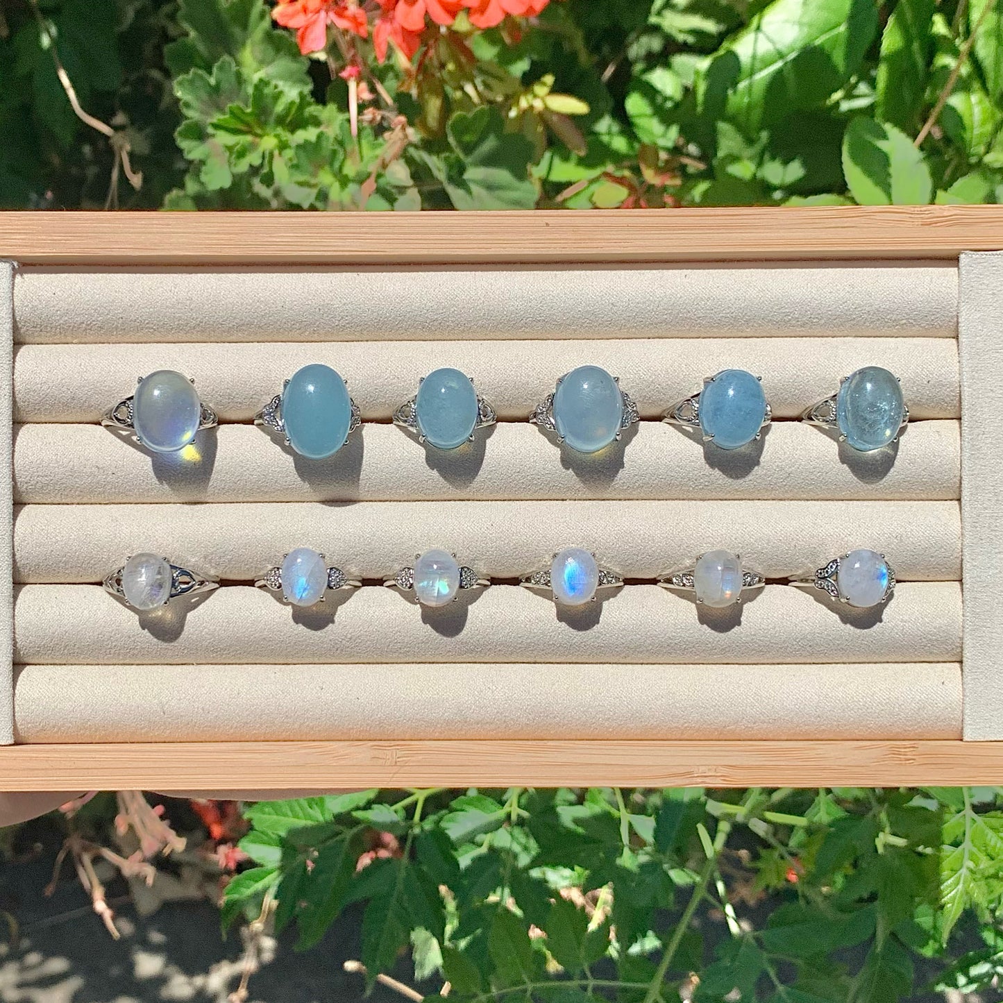 Moonstone Rings