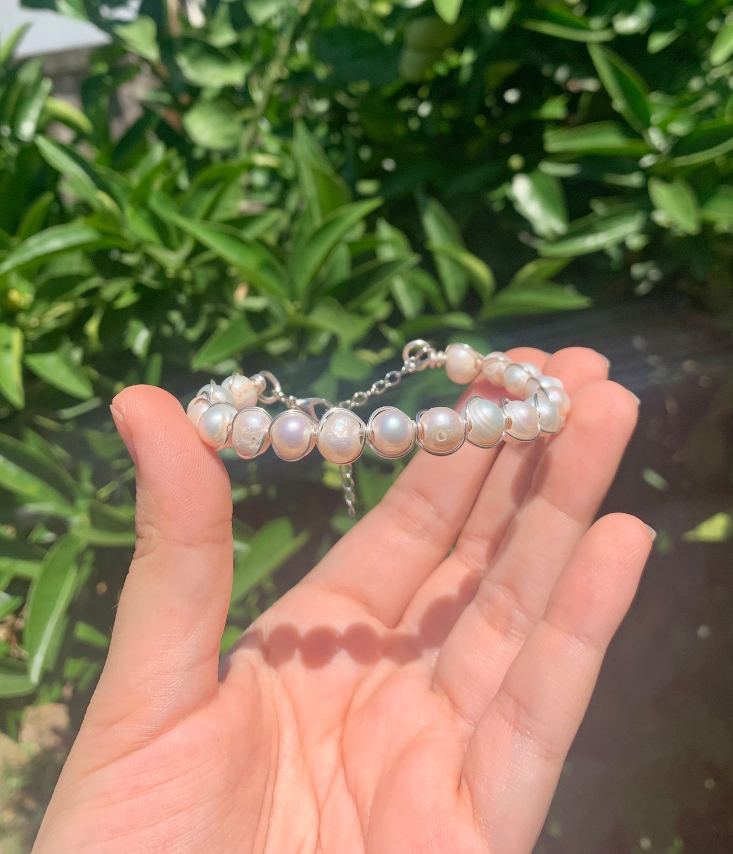Pearl Diosa Bracelet (Silver)
